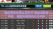 微信世界杯怎么买比分-微信玩转世界杯，激情与理性的比分对决