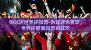 伪球迷世界杯微信-伪球迷也有爱，世界杯期间微信的狂欢