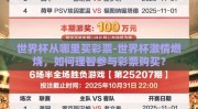 世界杯从哪里买彩票-世界杯激情燃烧，如何理智参与彩票购买？