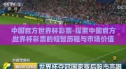 中国官方世界杯彩票-探索中国官方世界杯彩票的短暂历程与市场价值