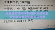 赢彩彩票世界杯中奖图-赢彩彩票，世界杯中奖图的魅力与智慧