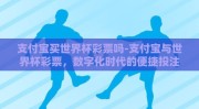支付宝买世界杯彩票吗-支付宝与世界杯彩票，数字化时代的便捷投注方式