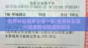 世界杯彩票多少钱一张-世界杯彩票，一场激情与机遇的投注