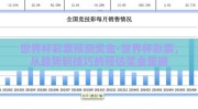 世界杯彩票预测奖金-世界杯彩票，从趋势到技巧的预估奖金策略