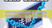 世界杯买彩票在哪买-世界杯·激情与理智的交汇，线上平台的购彩选择指南