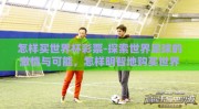怎样买世界杯彩票-探索世界足球的激情与可能，怎样明智地购买世界杯彩票