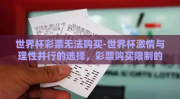 世界杯彩票无法购买-世界杯激情与理性并行的选择，彩票购买限制的深意