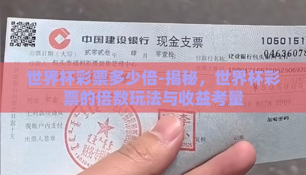 世界杯彩票多少倍-揭秘,世界杯彩票的倍数玩法与收益考量 世界杯彩票多少倍-揭秘,世界杯彩票的倍数玩法与收益考量