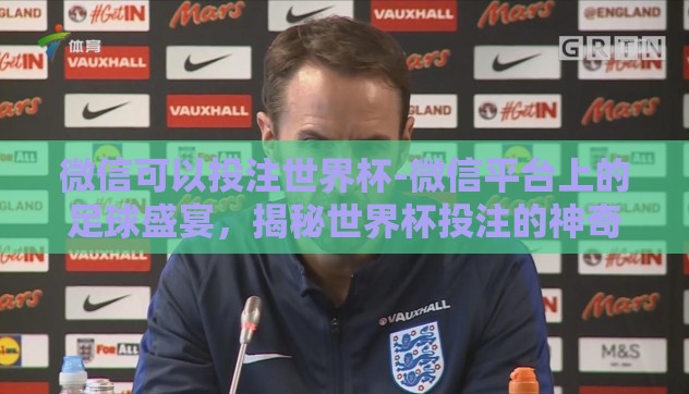 微信可以投注世界杯-微信平台上的足球盛宴,揭秘世界杯投注的神奇之旅 微信可以投注世界杯-微信平台上的足球盛宴,揭秘世界杯投注的神奇之旅