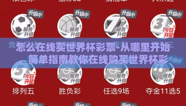 怎么在线买世界杯彩票-从哪里开始，简单指南教你在线购买世界杯彩票