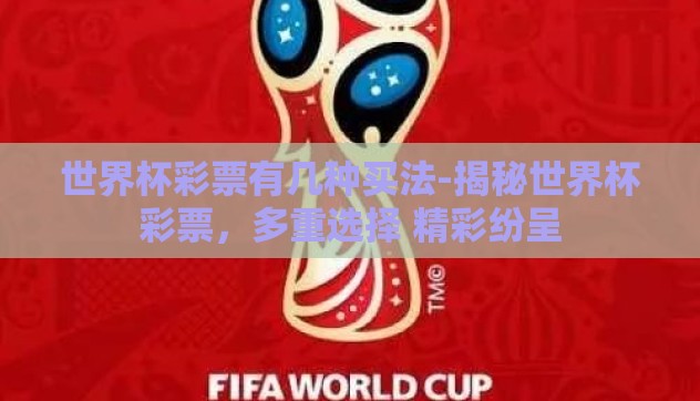 世界杯彩票有几种买法-揭秘世界杯彩票，多重选择 精彩纷呈