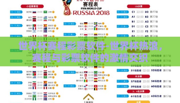 世界杯赛程彩票软件-世界杯热浪，赛程与彩票软件的激情交织